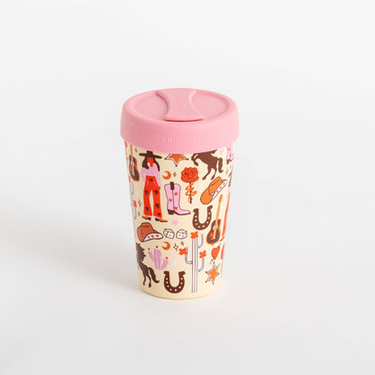 Cowgirl 12oz Stainless Steel Coffee Cup