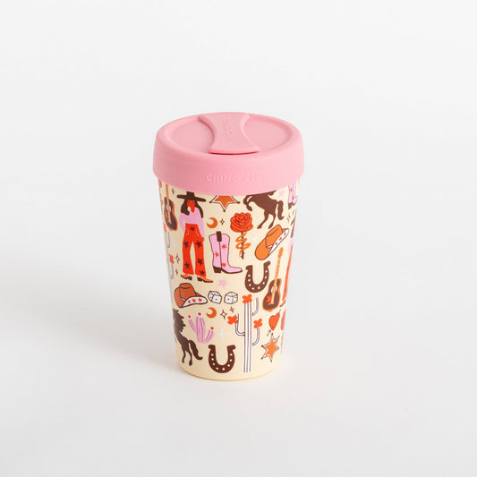 Cowgirl 12oz Stainless Steel Coffee Cup