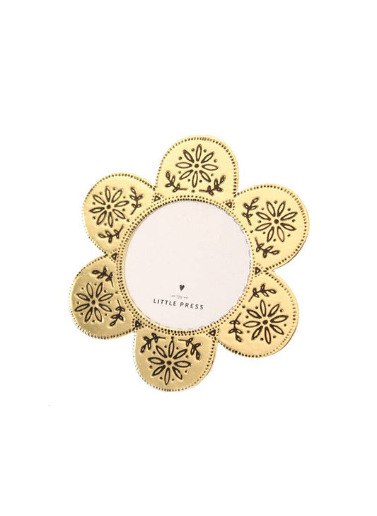 Faux Tin ~ Flower Photo Frame