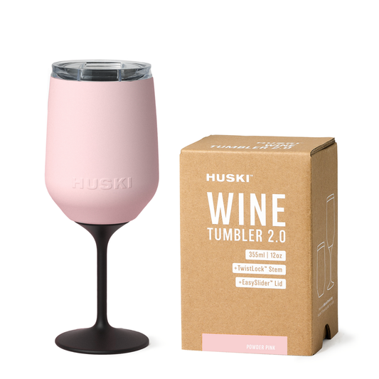 Huski Wine Tumbler 2.0 - Powder Pink - Huski