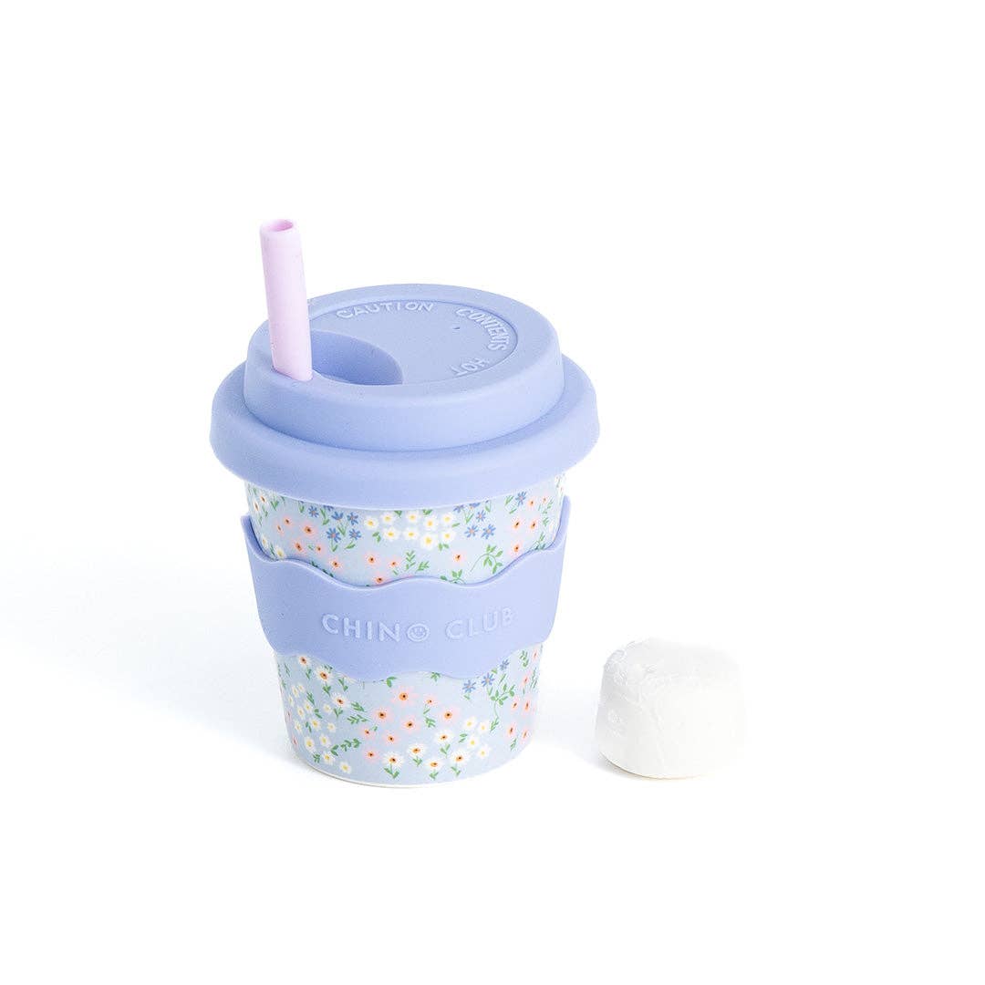 Blue Floral Cup 4oz - Chino Club