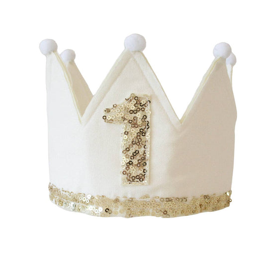 1st Birthday Crown Ivory - Alimrose
