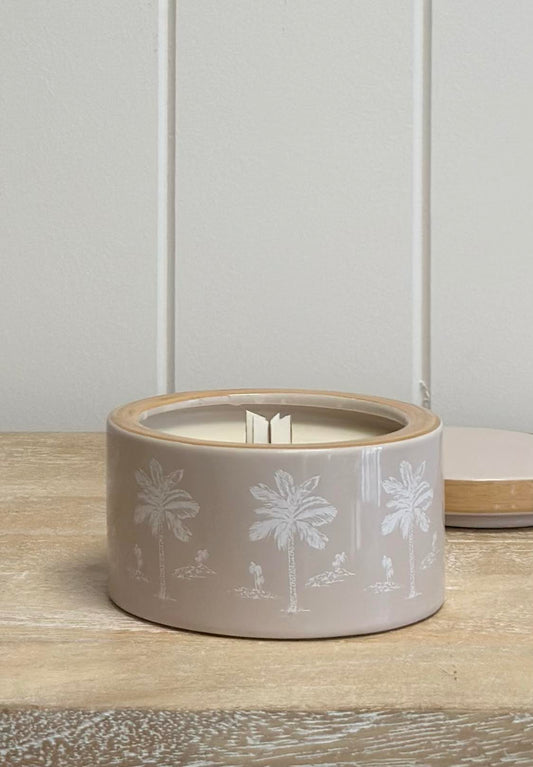 St Lucia Canister Candle - Shorelines Collection