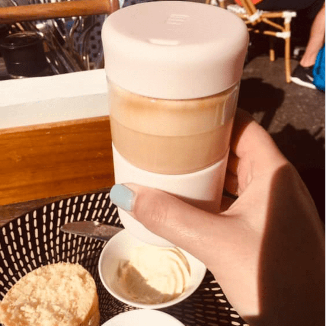 SEAFOAM - Original Reusable Coffee Cup 12oz