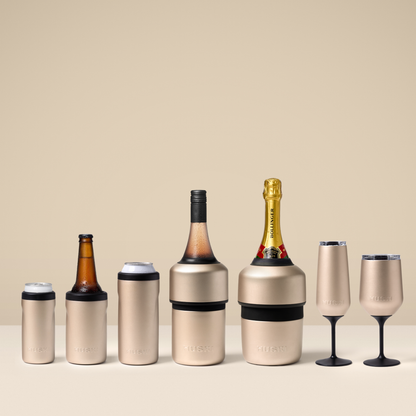 Huski Slim Can Cooler - Champagne