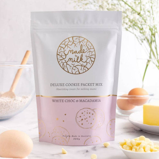 White Choc & Macadamia Packet Mix - Made to Milk