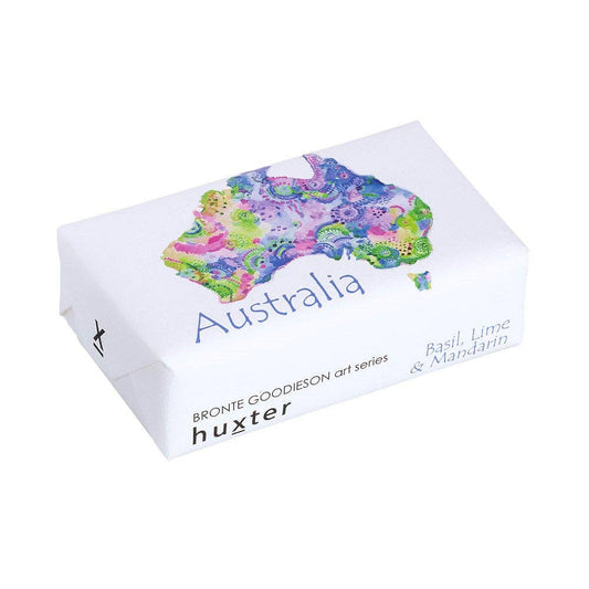 'Blue Map of Australia' Triple-milled soap Huxter