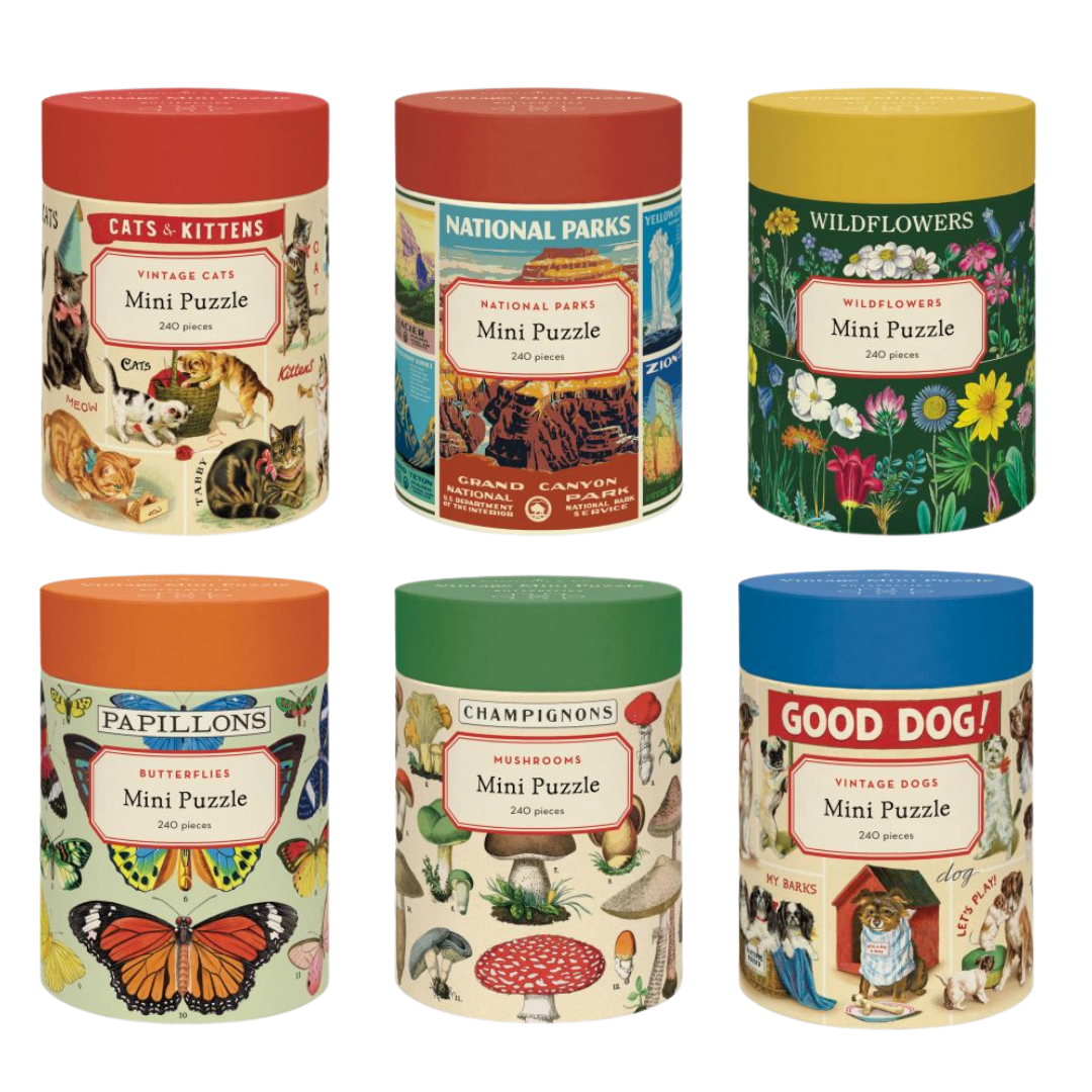 Cavallini  240 Pc Mini Puzzles