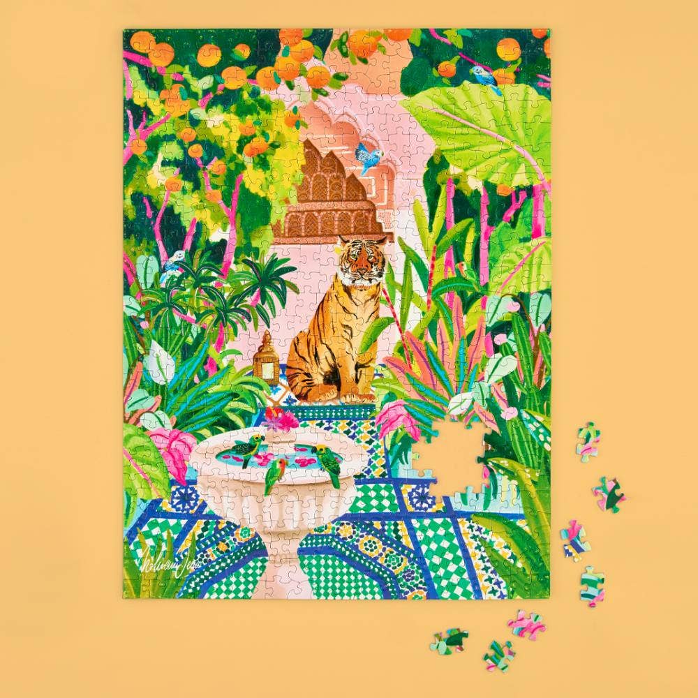 WerkShoppe 500 Pc Puzzle - Peaceful Oasis - Slip Box