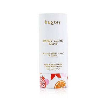 Body Care Duo 100ml - Blackcurrant, Citrus & Amber - Huxter