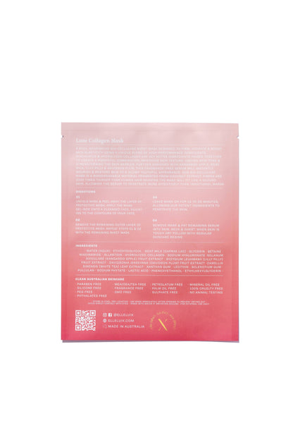 Luxe Collagen Bio Cellulose Face Mask