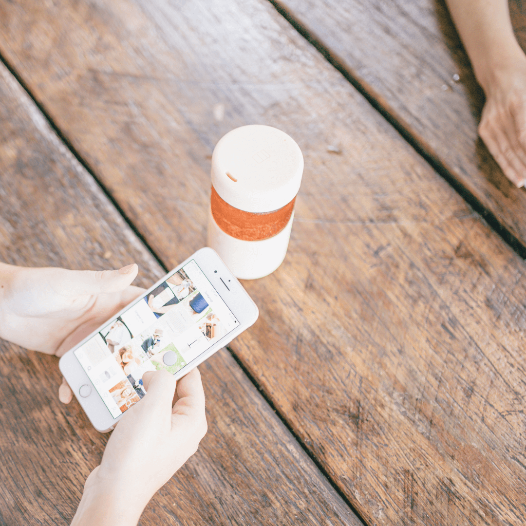 SEAFOAM - Original Reusable Coffee Cup 12oz