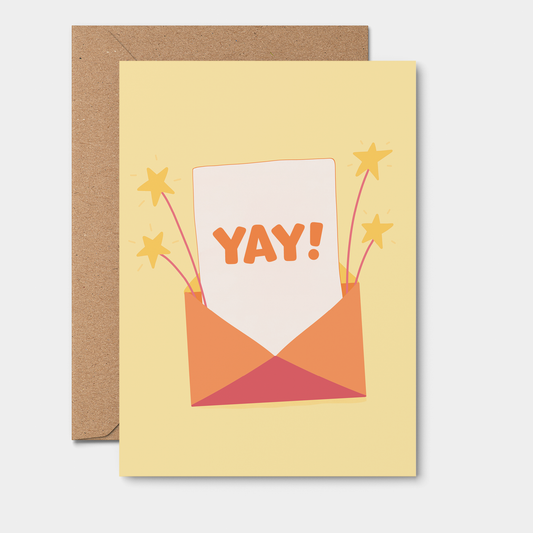 Yay Greeting Card