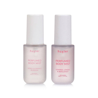 Perfume Body Mist Duo - Juniper, Lemon & Bergamot + Neroli & Orange Blossom - Huxter