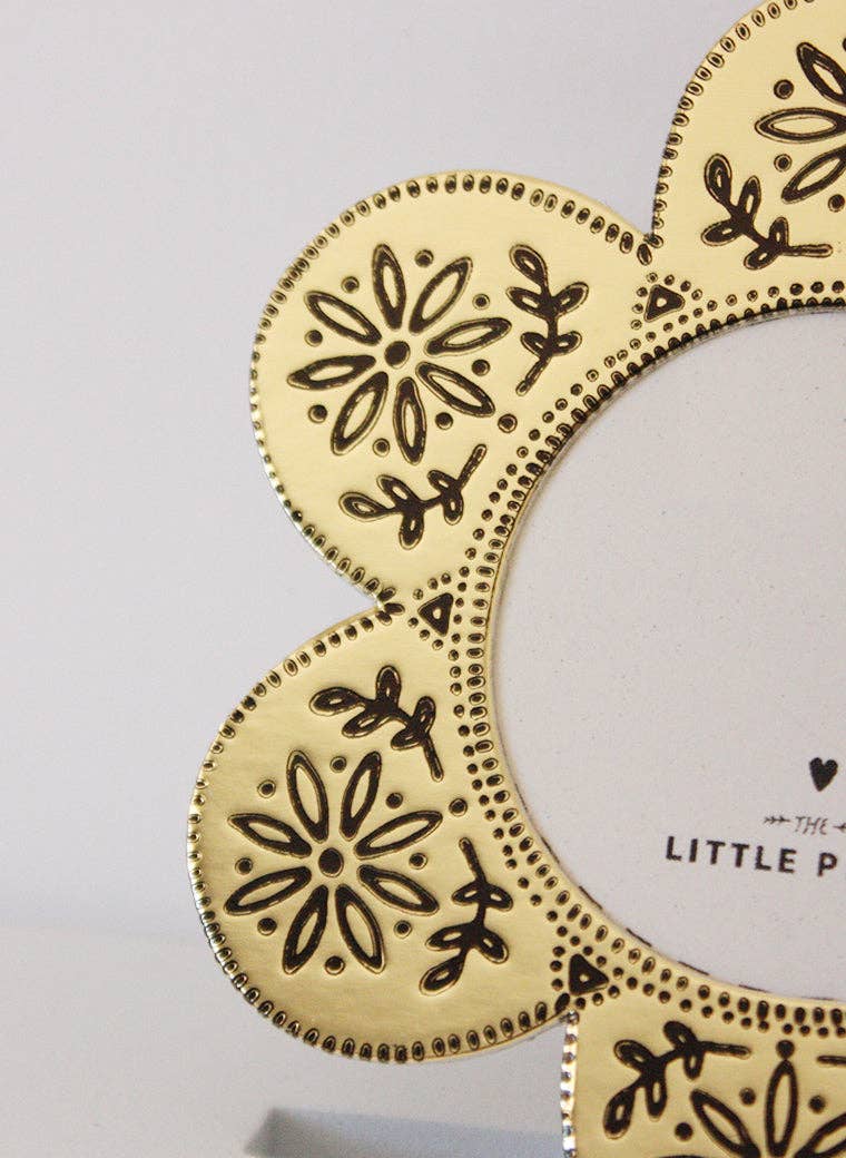 Faux Tin ~ Flower Photo Frame