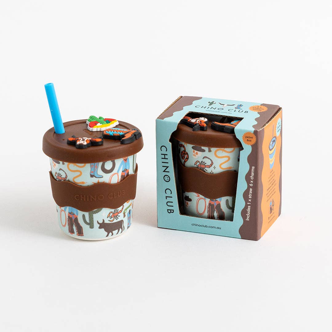 Cowboy Chino Charm Cup 8oz