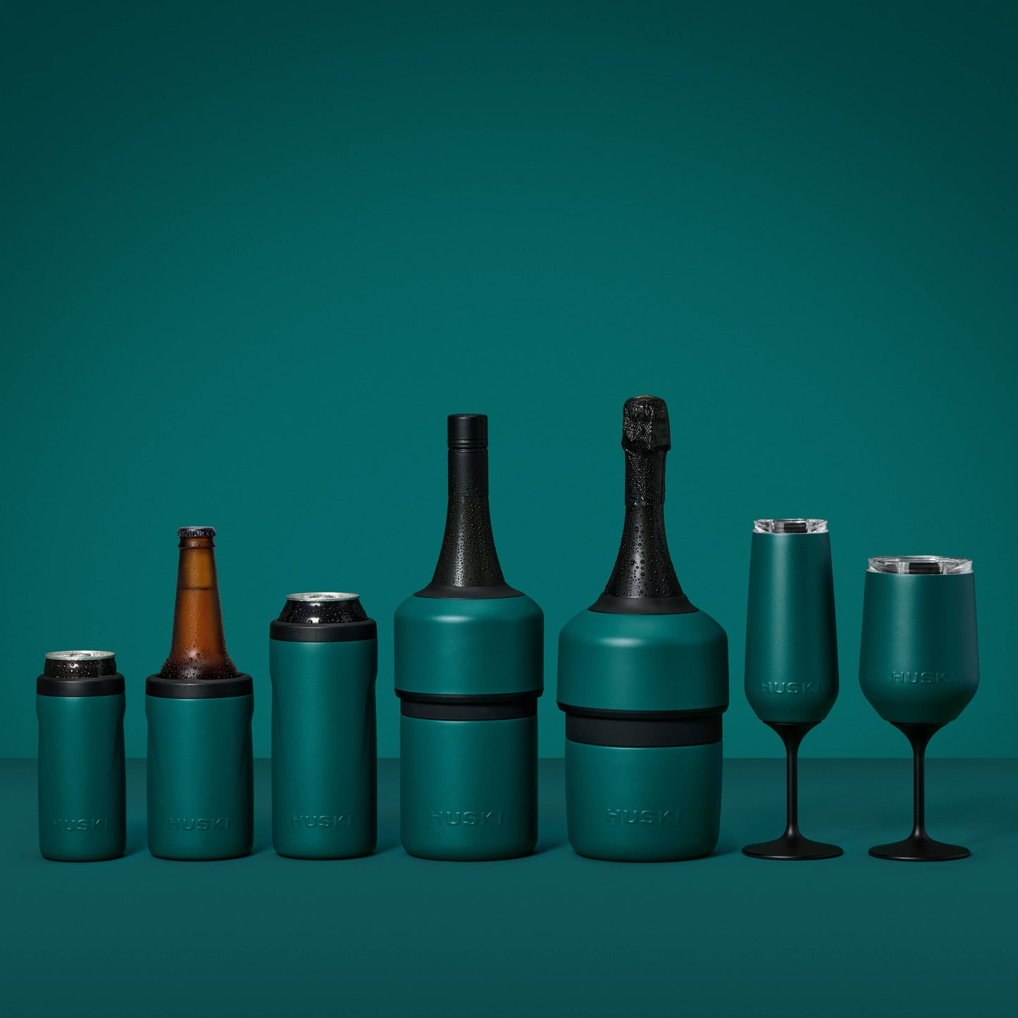 Huski Champagne Flute - Deep Teal (Limited Release)