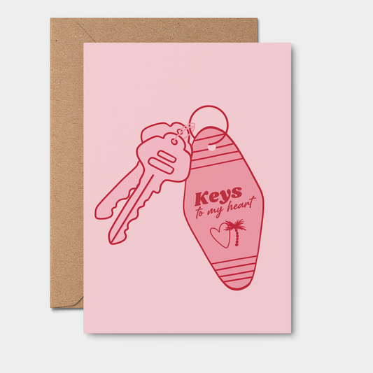 Keys To My Heart | Anniversary Card