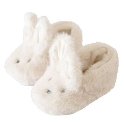 Luxe Bunny Booties Ivory - Alimrose