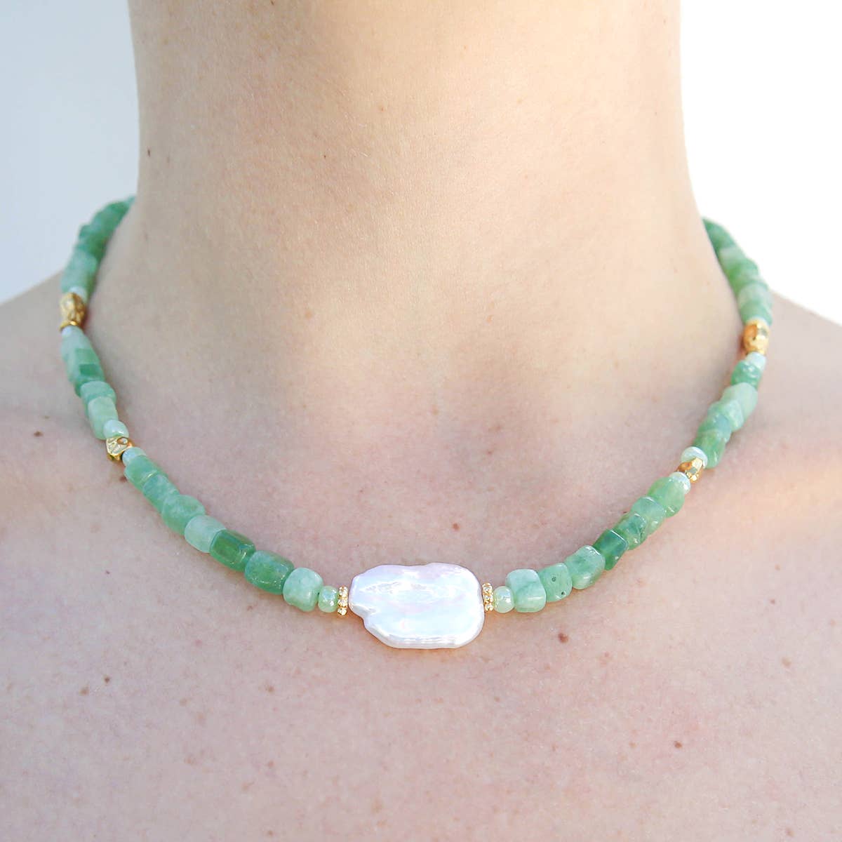 Sage Pearl Necklace - Kingston Jewellery
