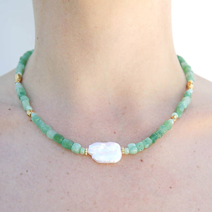 Sage Pearl Necklace - Kingston Jewellery