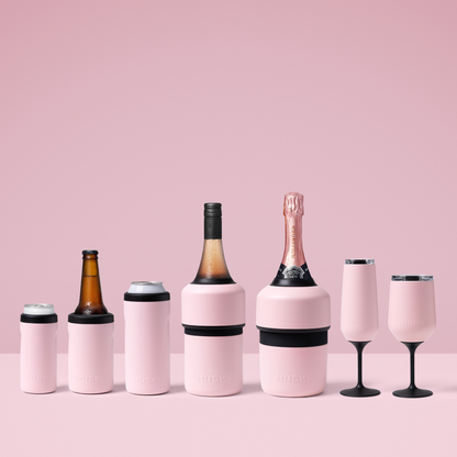 Huski Slim Can Cooler - Powder Pink