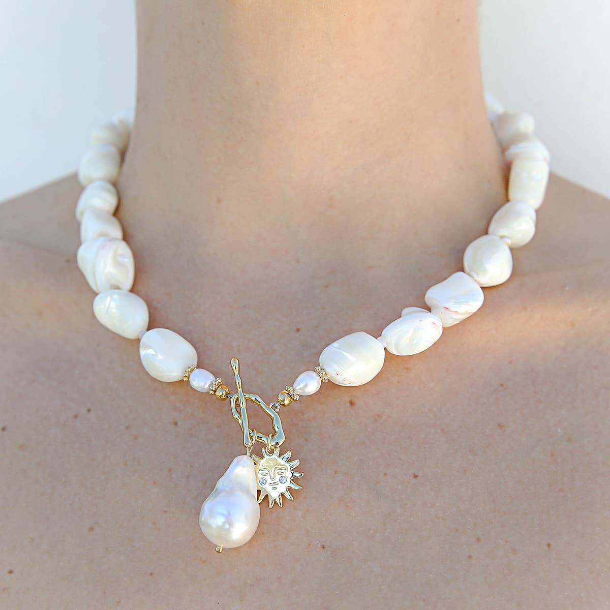 Rolled Shell Solis Necklace - Kingston Jewellery