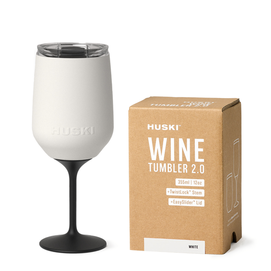 Huski Wine Tumbler 2.0 - White - Huski