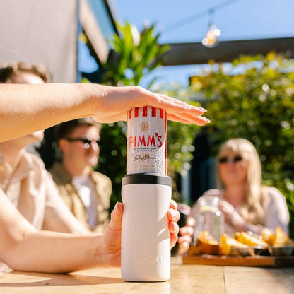 Huski Slim Can Cooler - Powder Pink