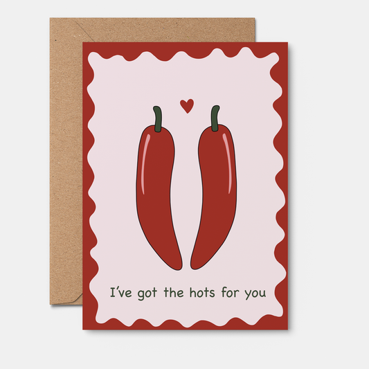 Hots for you | Love Card