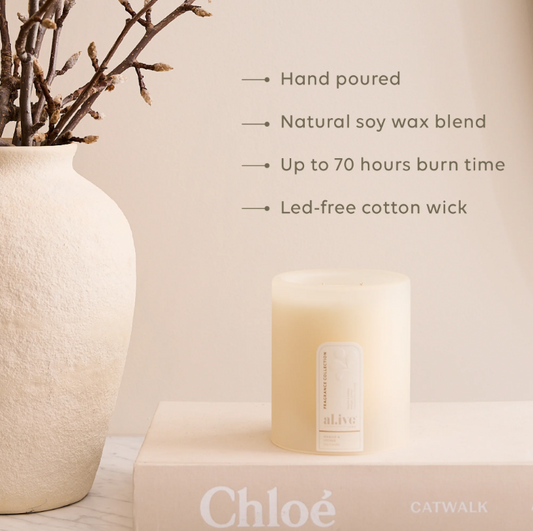 Mango & Lychee Soy Candle - Al.ive