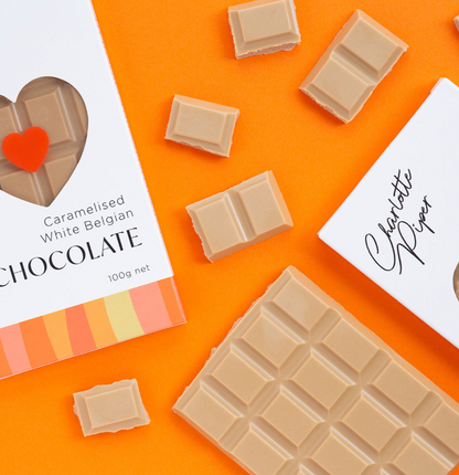 Caramelised White Belgian Chocolate - Charlotte Piper