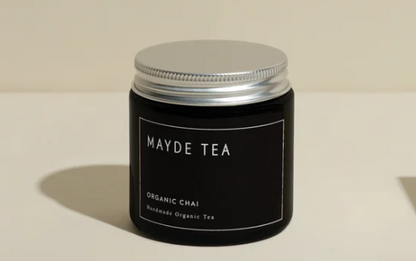 Organic Chai Loose Leaf ~ 15 Serve Jar ~ Mayde Tea