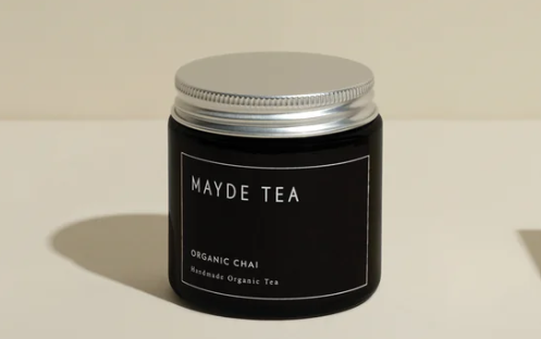 Organic Chai Loose Leaf ~ 15 Serve Jar ~ Mayde Tea