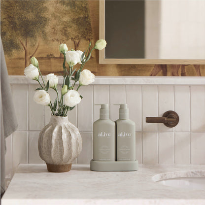 Ivory Bloom Compact Wash & Lotion Duo - Al.ive Body