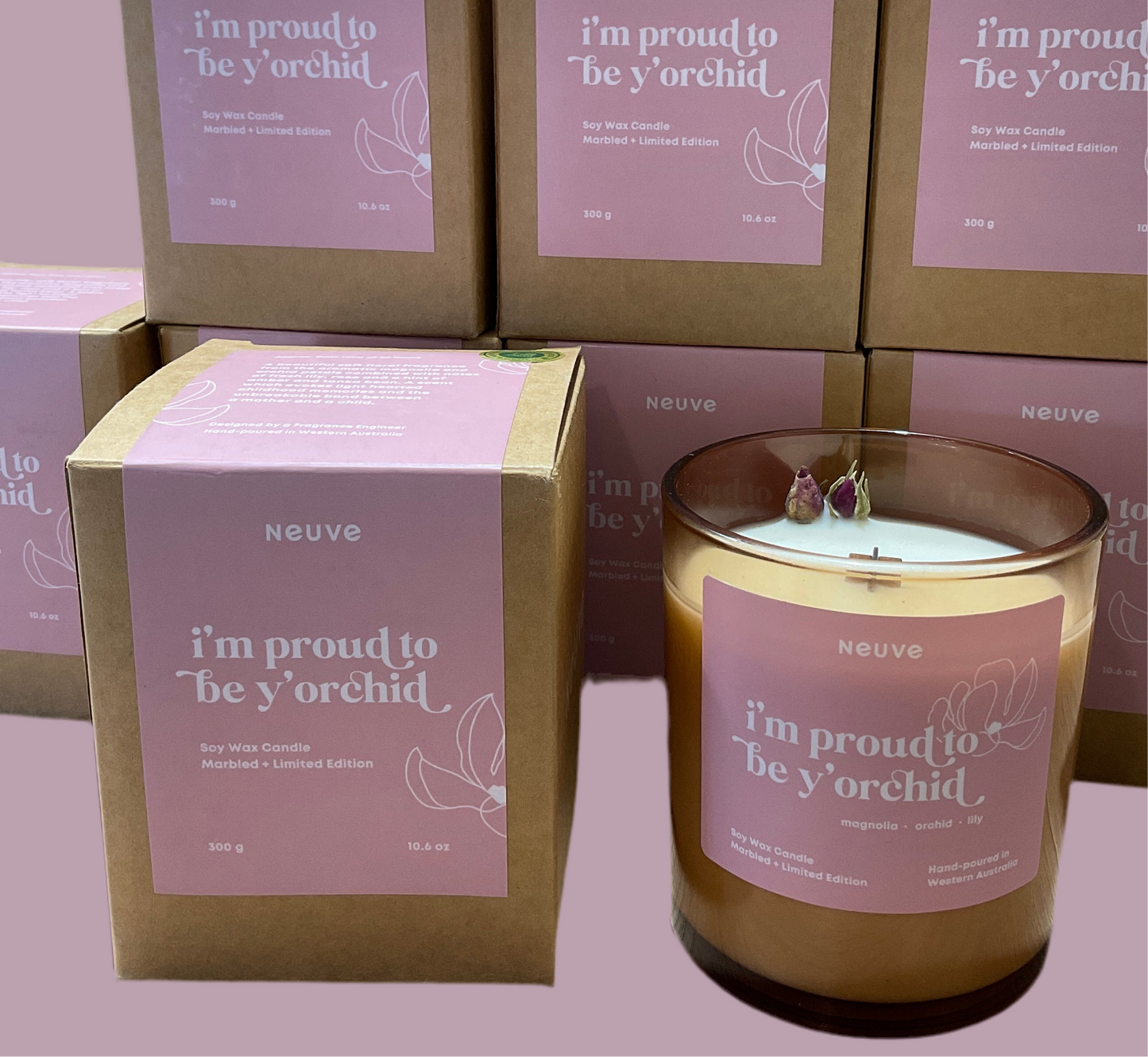 I'm Proud To Be Y'orchid - Limited Edition Neuve Candle
