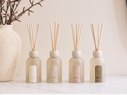 Reed Diffuser ~ Apricot & Sweet Fig ~ Al.ive Body