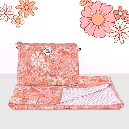 The Flower Power Sand Free Towel - Sky Gazer