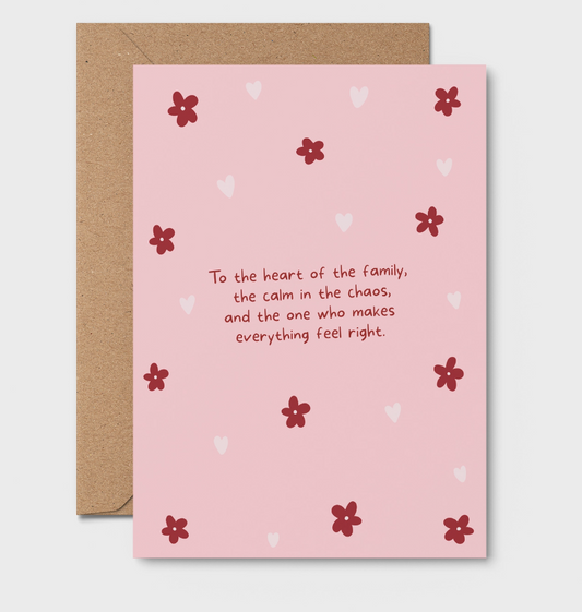 Mother's Day Card | Heart of the Family - Rosalie Card
