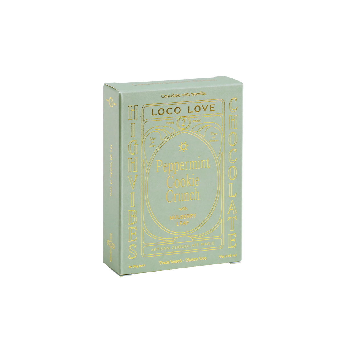 Loco Love Chocolate - Peppermint Cookie Crunch