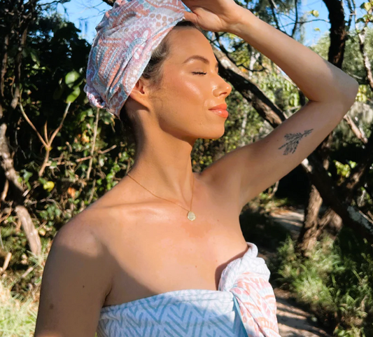 Quick Dry Hair Wraps - Sky Gazer