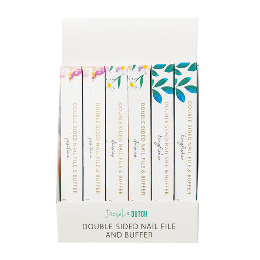 Double Sided Nail File & Buffer 2pk - Diesel & Dutch