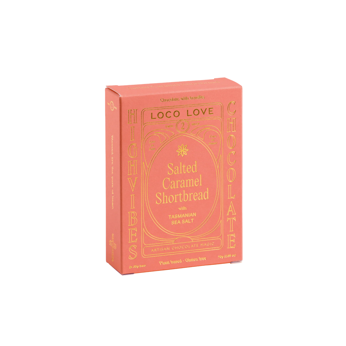 Loco Love Chocolate - Salted Caramel Shortbread