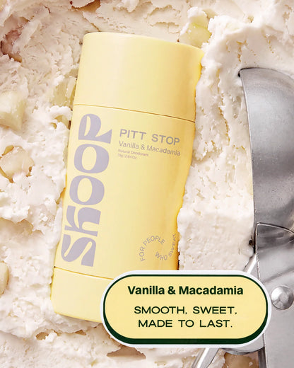 Pitt Stop Vanilla & Macadamia - Skoop - Natural Deodorant