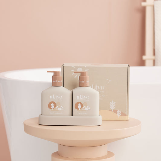 Wash & Lotion Duo - Calming Oatmeal - Al.ive Baby