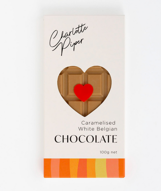 Caramelised White Belgian Chocolate - Charlotte Piper