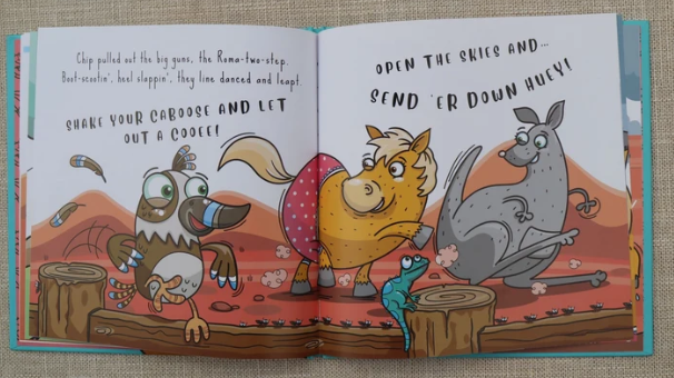 Send'er Down Huey - Australian Kids Book by Jess Purnell & Jimmy Peacock