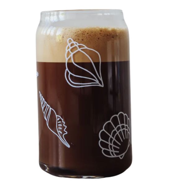 Glass Cup & Straw Set by The Latte Jar
