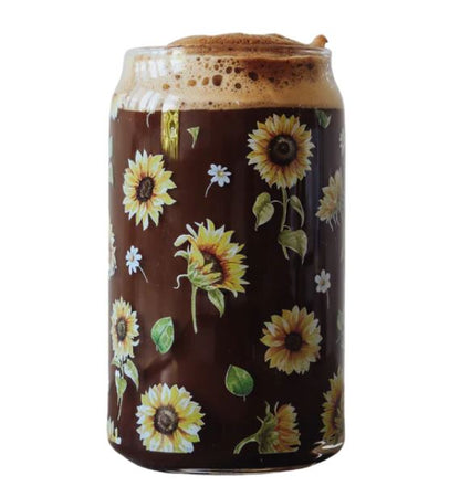 Glass Cup & Straw Set by The Latte Jar