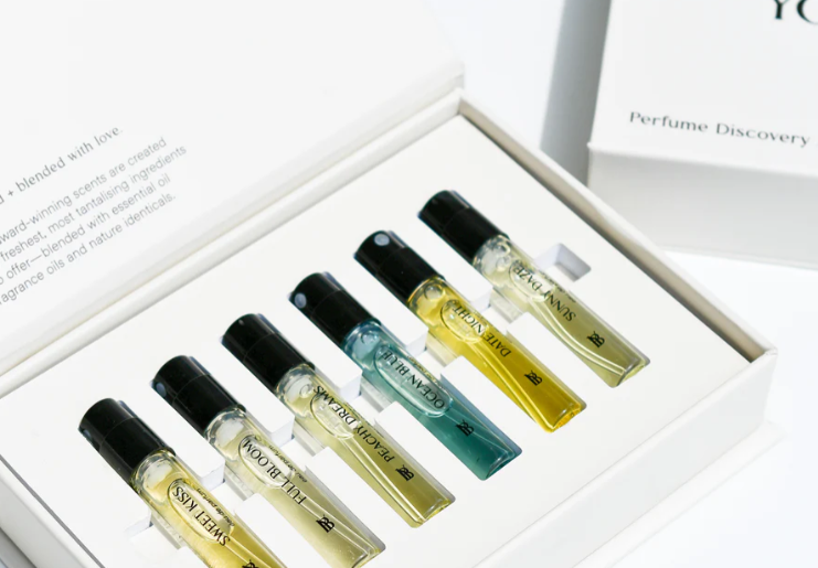 Your Bliss Perfume 6 Piece Discovery Set - Conscious, Clean Fragrances
